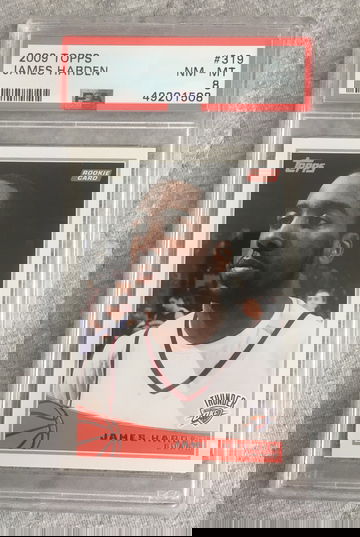 2009 Topps James Harden #319 PSA 8 NM-MT
