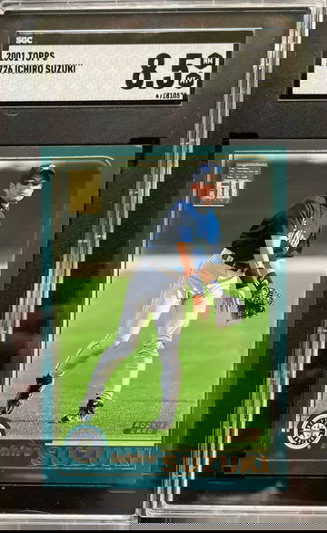 2001 Topps #726 Ichiro Suzuki SGC 8.5 RC Rookie MVP ROY Seattle Mariners