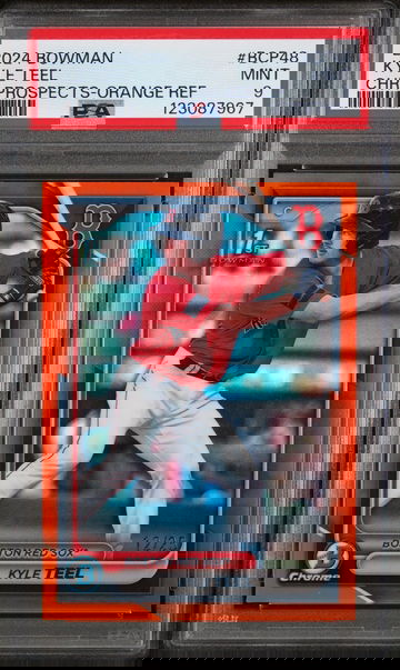 2024 Bowman Chrome Prospects Chr Prospects-Orange Ref Kyle Teel #BCP48 PSA 9