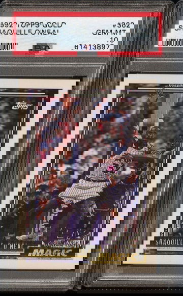 1992 Topps Gold- Shaquille O’Neal-  Rookie- PSA 10