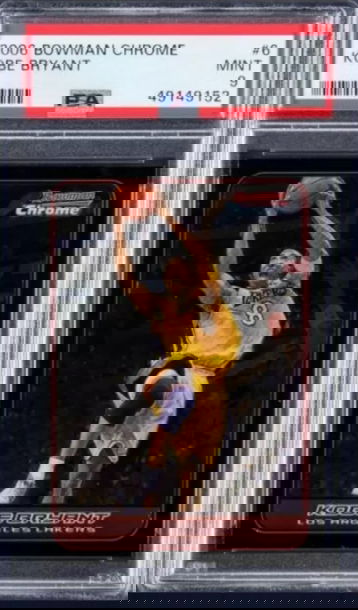 2006 Bowman Chrome Kobe Bryant PSA 9 Mint