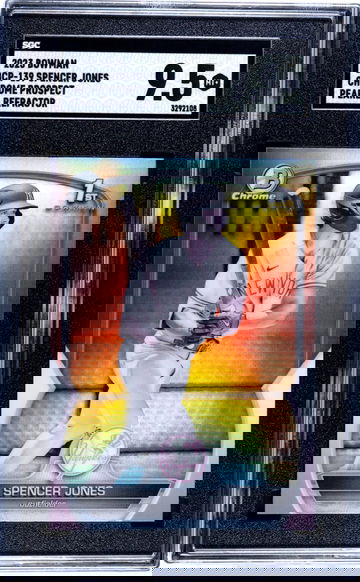 2023 Bowman Spencer Jones Pearl Refractor SGC 9.5