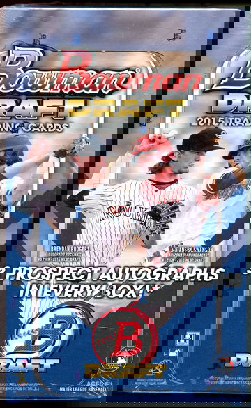 2015 Bowman Draft Jumbo Box (3 Autos), Factory Sealed