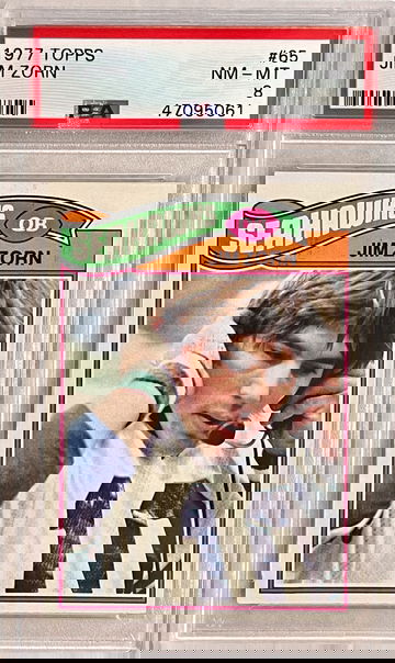 1977 Topps Jim Zorn Rookie #65 PSA 8