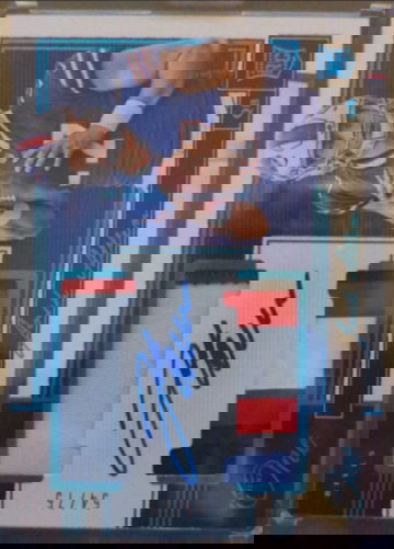 2018 Panini One Josh Allen Blue Rookie Patch Auto /75