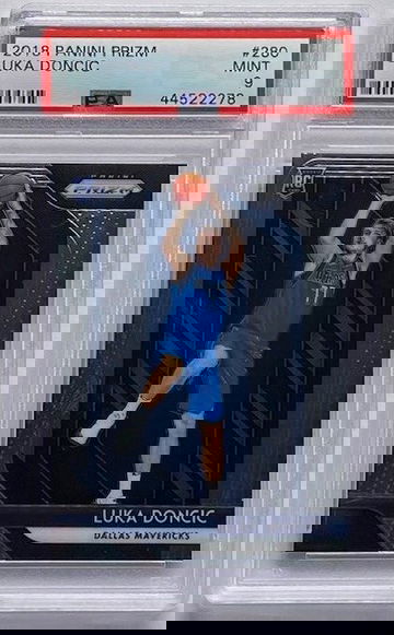 2018 Prizm Luka Doncic rookie PSA 9