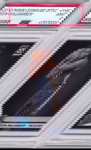 Zion Williamson 2019 Optic PSA 9 