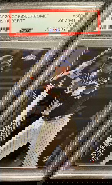 2020 Topps Chrome Luis Robert #60 PSA 10
