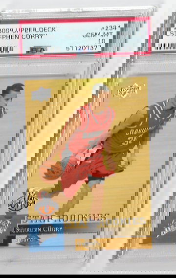 PSA 10 GEM MINT  2009 UPPER DECK STEPHEN CURRY ROOKIE CARD CARD IS  #234