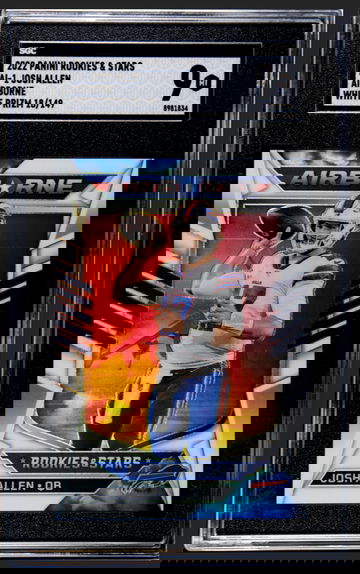 2022 Panini Rookie and Stars AI-1 Josh Allen Airborne White Prizm 18/149 SGC 9