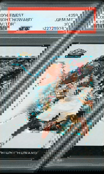 2004 Topps Finest Dwight Howard Xfractor PSA 10