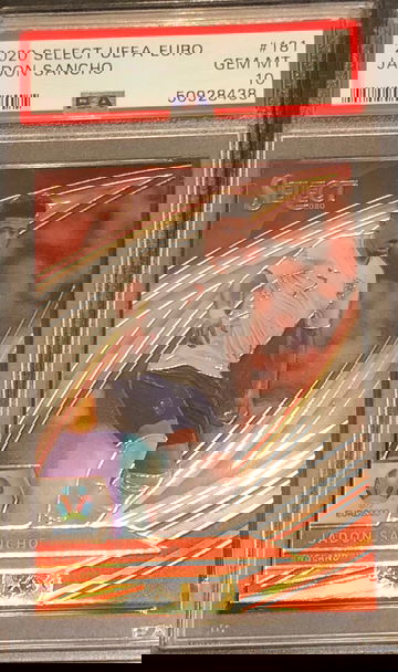 2020 Select UEFA Euro Field Level Jadon Sancho PSA 10 Gem-Mint