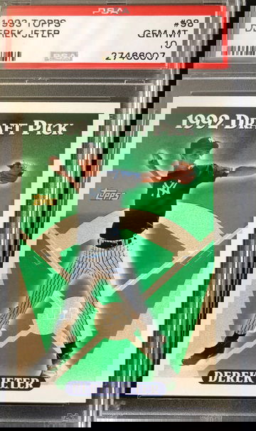 1993 topps Derek jeter PSA 10