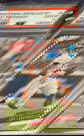 2020 Chronicles Draft Picks Tua Tagovailoa Prestige PSA 10