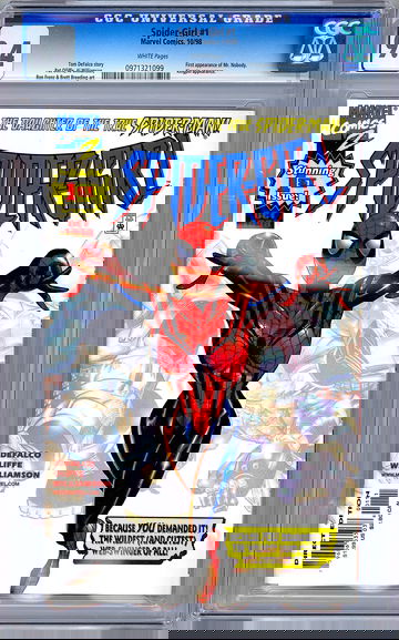 SPIDER-GIRL #1 CGC 9.4 *RON FRENZ & BRETT BREEDING ART* TOM DEFALCO STORY 1998