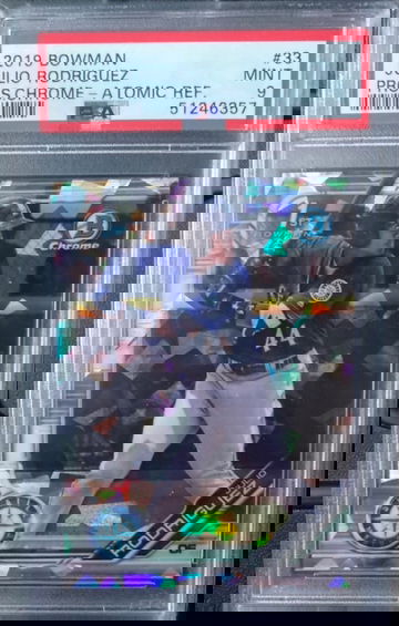 Julio Rodriguez 2019 bowman atomic