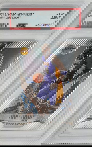 KOBE BRYANT 2012 Panini Prizm #24 1st Year Lakers HOF - PSA 9 MINT