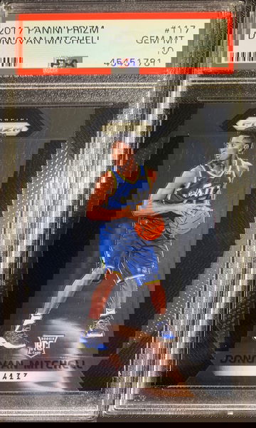 Donovan Mitchell 2017 Panini Prizm PSA 10 RC 