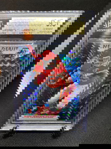 2020 Panini Mosaic Genesis #266 Clyde Edwards-Helaire NFL Debut BGS 9.5 GEM MINT LOW POP