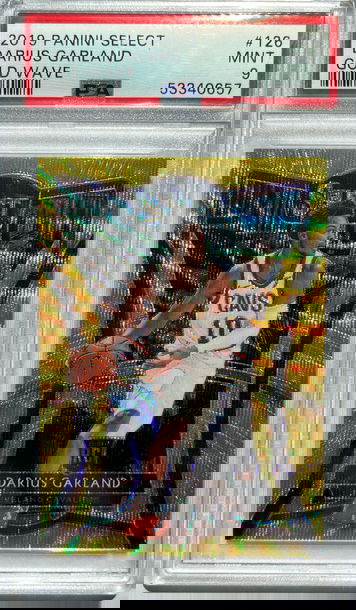 2019 Select Darius Garland Gold Wave Premier Level PSA 9