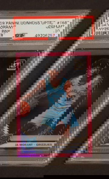 2019 Panini Donruss Optic Hyper Pink Ja Morant #168 RC PSA 10