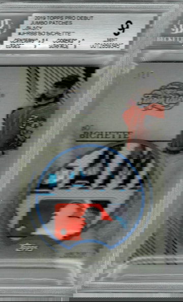 2019 Topps Pro Debut Bo Bichette 1/1 Jumbo Patch