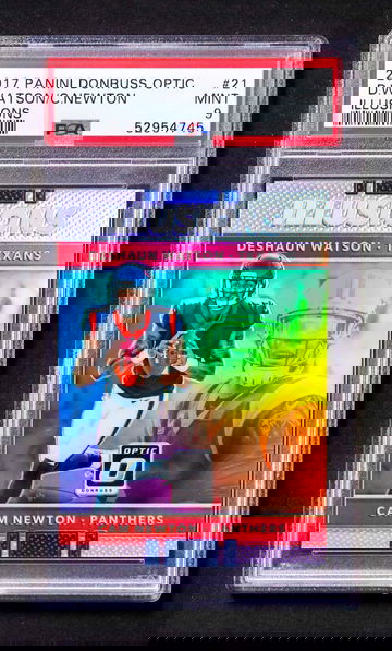 2017 Panini Donruss Optic - Deshaun Watson - Rookie Illusions Silver Prizm PSA 9