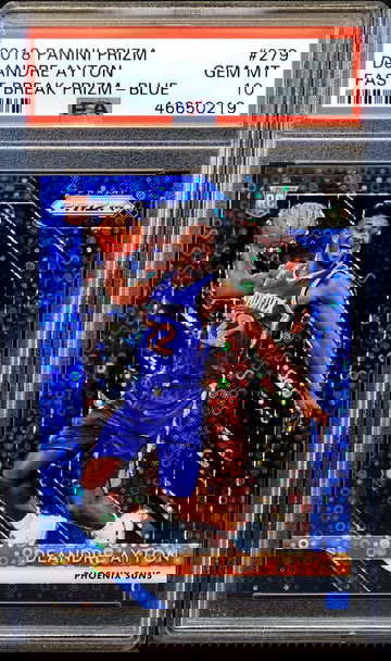 2018 Deandre Ayton Rookie #279 🔥 Fast Break Blue Prizm #/175 🔥 PSA 10 - Rarer than Silver!