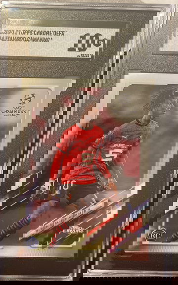 2020-21 Topps Chrome Eduardo Camavinga RC SGC 10