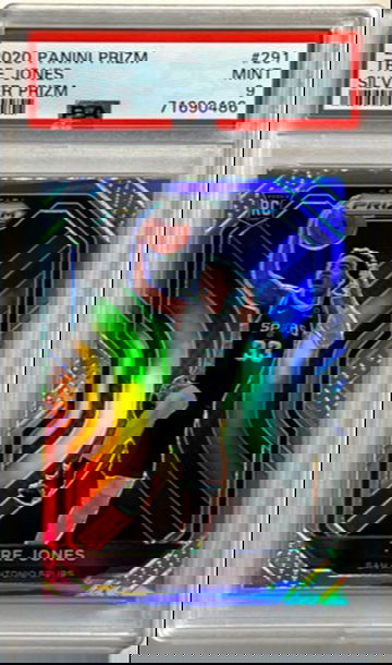 2020-21 Panini Prizm Basketball #291 Tre Jones RC Rookie Silver Prizm PSA 9
