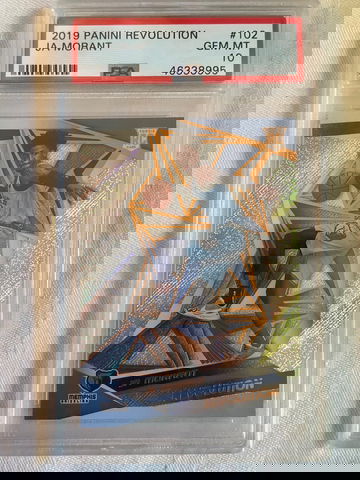 2019-20 Panini Revolution Ja Morant RC PSA 10
