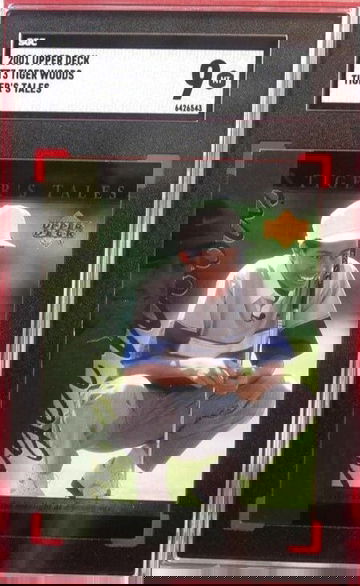 Tiger Woods Upper Deck Tiger's Tales TT3 2001 SGC 9