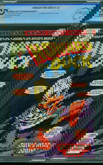 HOWARD THE DUCK #12, CBCS 9.2 NM-