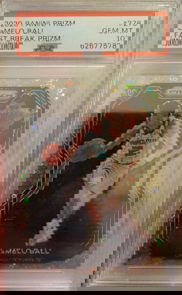 2020 Prizm Fast Break LaMelo Ball RC PSA 10