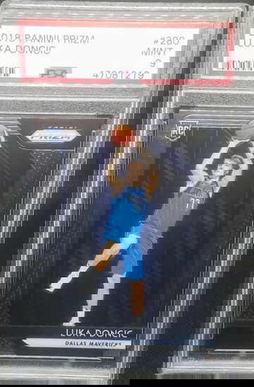 Luka Doncic 2018-19 Panini Prizm RC Rookie Card # 280 Graded PSA 9 Mint