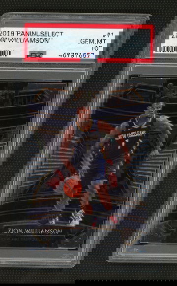 Zion Williamson 2019 Panini Select PSA 10