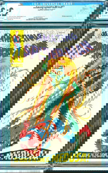 Amazing Spider-Man #62 (1968) CGC 9.2 -- O/w to white pages; Medusa appearance