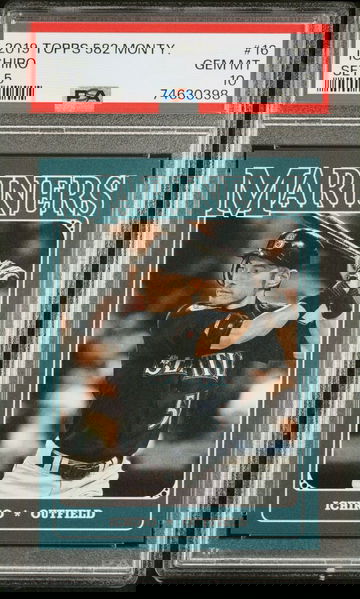 2019 Topps 582 Montgomery 16 Ichiro Set 5 PSA 10