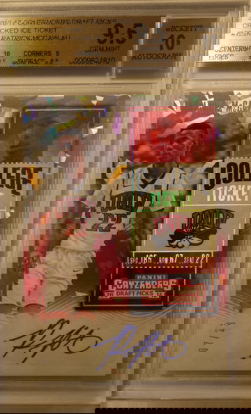 2016-17 Contenders Draft Cracked Ice Patrick McCaw RC Rookie Auto /23 BGS 9.5