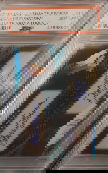 2019 Leaf Ultimate Sports Ultimate Dual Signatures 4/4 Tom Seaver And Dwight Gooden New York Mets