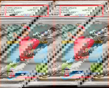 2018 Topps Update Shohei Ohtani Rookie RC PSA 10 (Qty 2)