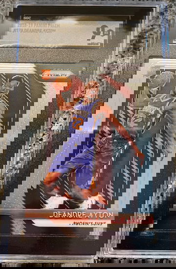 Deandre Ayton #279 2018-19 prizm RC Rookie SGC 9 Phoenix Suns 