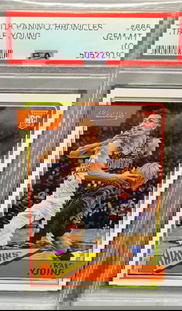 2018 CHRONICLES TRAE YOUNG ROOKIE CARD RC PSA 10 