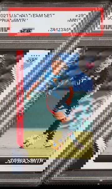 2021 Panini U.S. National Team Set #29 Sophia Smith USWNT PSA 9 MINT RC