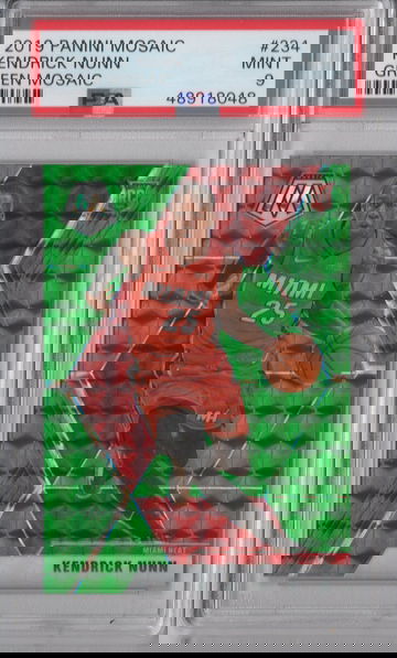 2019 Mosaic Kendrick Nunn Green PSA 9