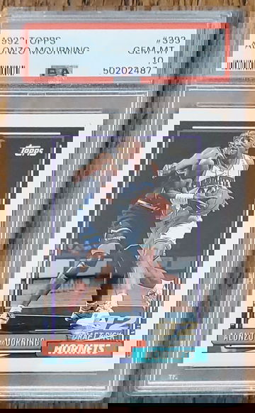 1992 Topps Alonzo Mourning #393 PSA 10