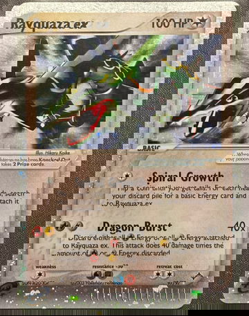 Rayquaza 2003 Dragon EX Holo 97/97 LP Good Condition! See Pics!