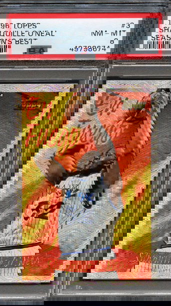 1996 Topps Shaquille O'Neal Season's Best PSA 8