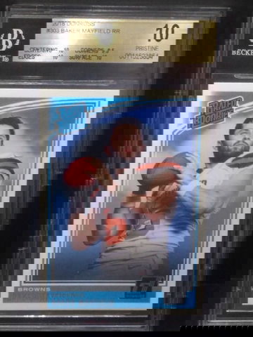 Baker Mayfield Donruss RR BGS 10