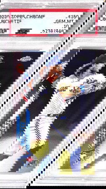 2020 Topps Chrome Bo Bichette psa 10